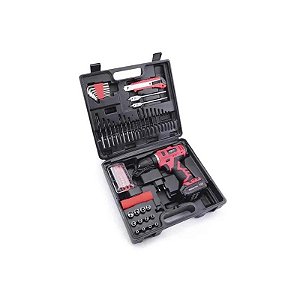 Kit de Ferramentas - Furadeira Recarregável Nappo NHK-041 / 78 Peças
