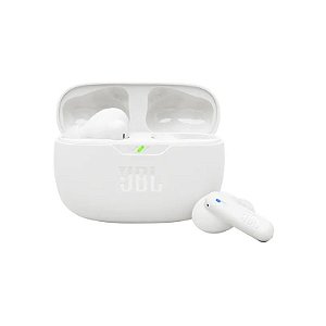 Fone de Ouvido Sem Fio JBL Wave Beam 2 Bluetooth/IPX54 - Branco