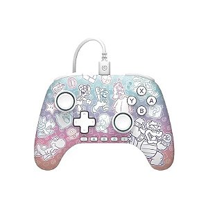 Controle Powera para Nintendo Switch 2 USB - Reino do Cogumelo (PWA-A-15331)