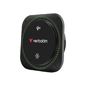 Carregador Magnético para Carro Verbatim Charge 'N' Drive QI2 RGB Sem Fio 15 W - Preto (31860)