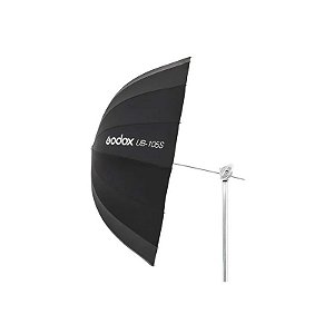 Guarda-chuva de Estúdio Fotográfico Godox UB-105S - Preto/Prata 105CM