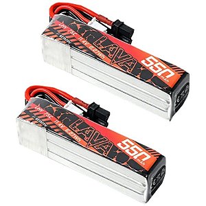 Batería Betafpv Lava 3S 550 mAh 75C Series (2 piezas)