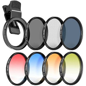 Kit Filtro de Lente para Celular Neewer 58mm - ND32 (Embalagem Imperfeita)