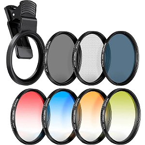 Kit de Filtro de Lente para Celular Neewer 52mm - ND32 (Embalagem Simples)