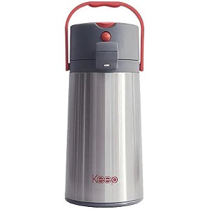 Garrafa Térmica Keep Air Pot 1.9L Vermelha