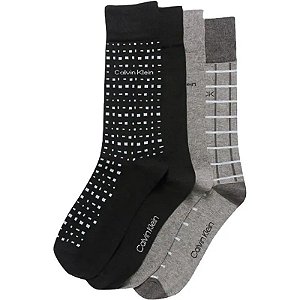 Meias Calvin Klein CKM241DR03001 - Masculino (4 Pares)