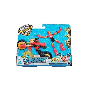 Brinquedo Avn Bend And Flex Flex Rider Homem de Ferro