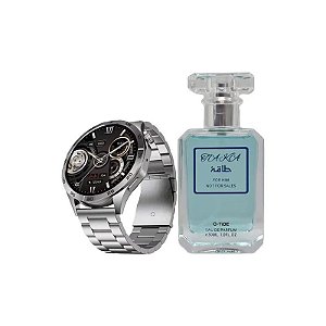 Relógio Inteligente G-Tide Power + Perfume Taka Edp Masculino 30ML