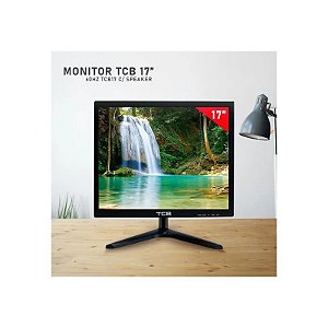 Mon. LED 17" TCB TCB17 c/Speaker HDMI/VGA