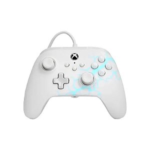 Controle Powera Enhanced com Fio para Xbox Series X/S/One - Ártico Ice (PWA-A-15191)