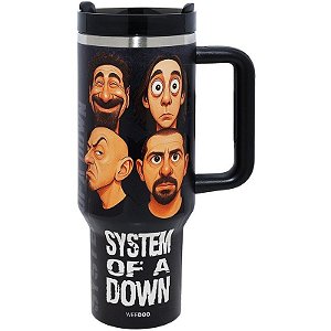 Vaso Térmico Weedoo System of a Down (1,2L) Preto