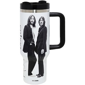 Garrafa Térmica Weedoo The Beatles (1.2L) Branco/Preto