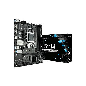 Placa Mãe Gamer H511M / H510M Up, Intel LGA 1200, M-ATX, DDR4, M.2 Nvme, UP-H511MDR4