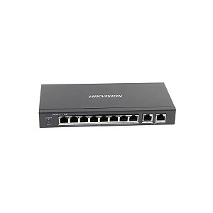 Hub de Switch Hikvision 08P 10/100MBPS 2GE Poe DS-3E0310P-e/M(B)