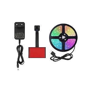 Fita de LED Inteligente Moes WLS-C01-TV65 RGB com Câmera para TV - 3,8 Metros