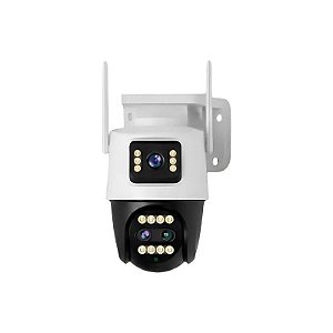 Câmera de Segurança Satélite A-CAM8012D 9MP Wi-Fi - Branco