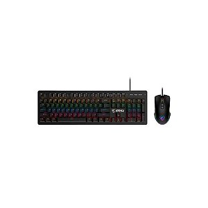 Kit Teclado e Mouse MSI Forge GK300 S11-04US20N-HH9 RGB USB Preto