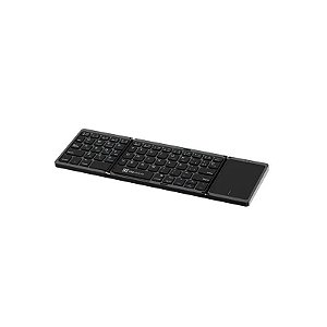 Teclado Sem Fio Klip Xtreme Flexplit KCK-650S-BK com Touchpad - Preto
