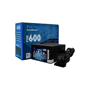 Fonte 600W Mtek PSR600 80 Plus