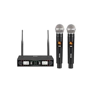 Microfone Kolke KPI-750 com 2 Microfones Sem Fio