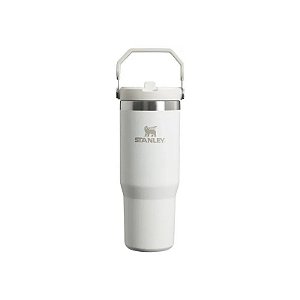 Copo Térmico Stanley Classic The Iceflow Flip Straw Tumbler 09993-763 - 887ML - com Bico - Branco