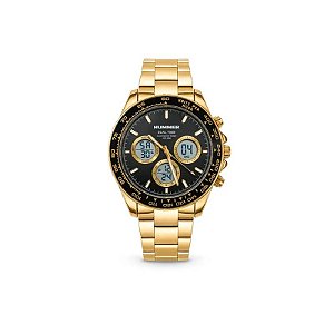 Relógio Analógico Masculino Hummer WH2-224704 Dourado com Preto