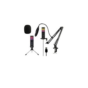Microfone Profissional Satellite A-MK36 para Podcast