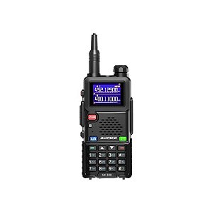 Rádio Comunicador Baofeng UV-5RH Multi Banda 10W - Preto