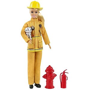 Boneca Barbie Bombeira Mattel - GTN83