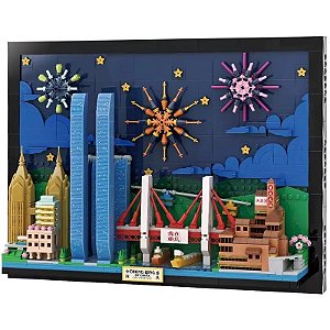 Blocos de Construção City Postcard Chong Qing - 5920 (1099 Peças)