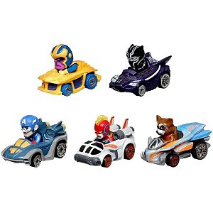 Jogo HotWheels Racer Verse Marvel Mattel - HPN40 (5 Peças)