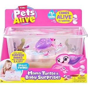 Tartaruga Surpresa Mama Pets Alive Zuru Verde - 9560