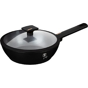Panela Berlinger Haus Coleção Rosa Negra 24cm - BH-7089N