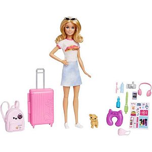 Boneca Barbie Viajante Mattel - HJY18