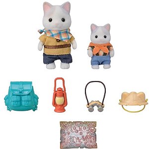 Jogo de Exploração Empolgante Gato Latte Irmão & Bebê Famílias Sylvanian Epoch - 5763