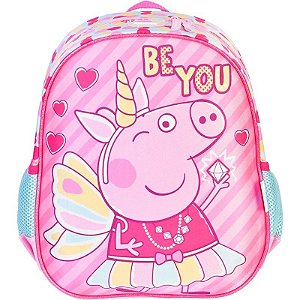 Mochila Infantil Peppa Pig Hasbro - PEPO11-BP170A