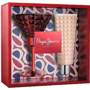 Kit Perfume Pepe Jeans London EDP 80mL + Gel de Banho 80mL - Feminino