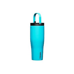 Garrafa Térmica Corkcicle Série A Caneca Go XL de 890 ml com Bico - Azul Capri