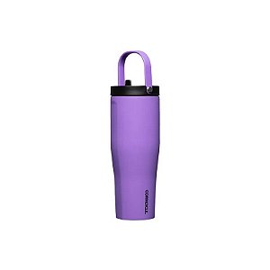 Garrafa Térmica Corkcicle Série A Go Cup XL 890 ml com Bico Varsity Roxo