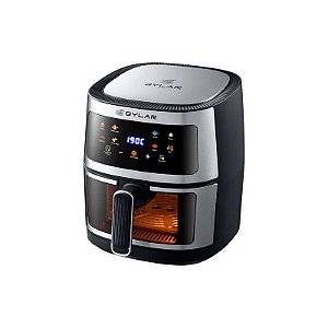 Fritadeira Elétrica Air Fryer Qylar Big Fryer QY-0206 - 1600W - 5L - 110V 50/60HZ - Preto