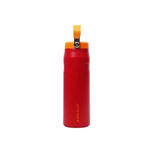 Garrafa Térmica Stanley The Aerolight Iceflow Bottle Flip Straw 2.0 Lid 10-11283-132 - 710ml - com Bico - Chili