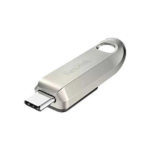 Pendrive Sandisk Ultra Luxe SDCZ75-256G-G46 - USB-C - 256GB - Prata