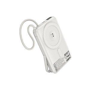 Carregador Portátil Hoco Q43 com Tela 10000MAH - Prata