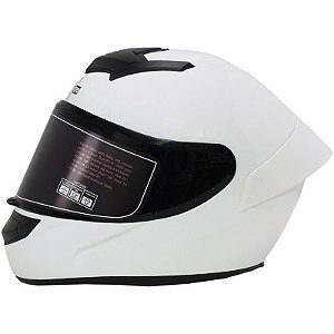 Capacete para Moto Cool Seven Helmets C3 - Tamanho XL (61-62) Branco Brilhante