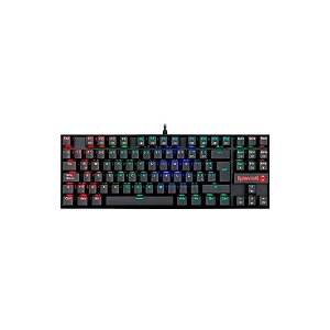 Teclado Gamer Redragon Kumara K552RGB-1 RGB Switch Blue USB - Preto