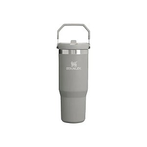 Copo Térmico Stanley The Iceflow Flip Straw Tumbler 10-12043-308 - 887ML - com Bico - Cinza
