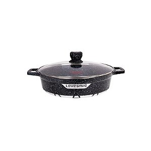 Panela Soup Love Stick 36 cm Revestimento Granito Preto