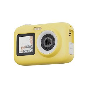 Câmera Infantil Sjcam Funcam+ 1080P HD Tela Dupla - Amarelo