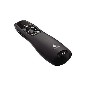 Apresentador a laser Logitech R400 910-001354 15m/USB - Preto