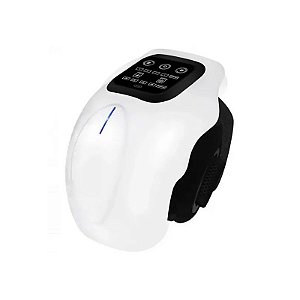 Massageador de Joelhos More Fitness MF-09 Recarregável - Branco/Preto